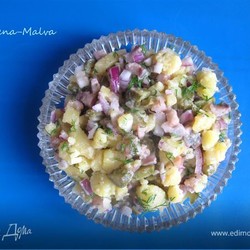 Немецкий картоф. салат с сельдью