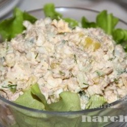 Салат с печенью трески «Капитоша»