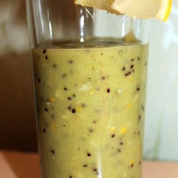 Смузи из киви с лимоном