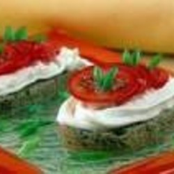 Бутерброд с творожным сыром 