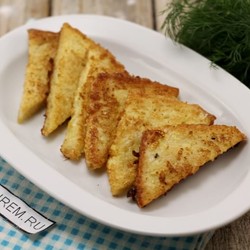 Гренки с яйцом и молоком