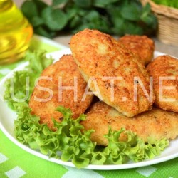 Рыбные котлеты с манкой