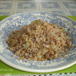 гречневая каша с луком
