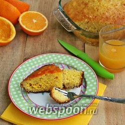 Влажный апельсиновый кекс