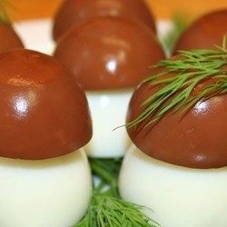 Грибочки из яиц рецепт с фото