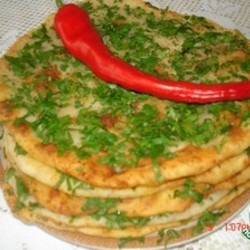 лепешки с мясом