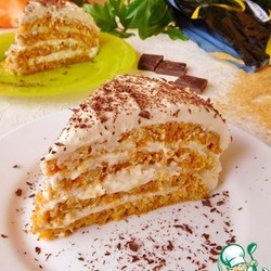 морковный на сковороде