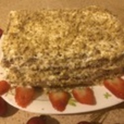 Торт «Медовик» за 10 минут