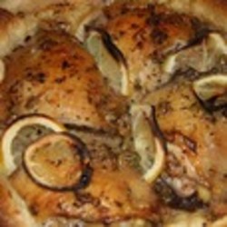 Курица в съедобной тарелке