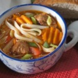 Суп "Кесме" по-киргизски