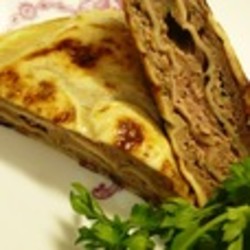 Китайские лепешки с мясом