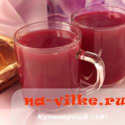 Кисель из замороженных ягод вишни