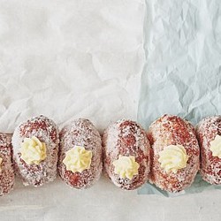 Koblihy s vanilkovým krémem