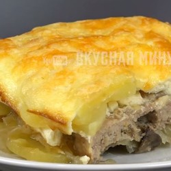Картофельная запеканка с фаршем