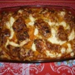 Курица с рисом, запечённая в духовке