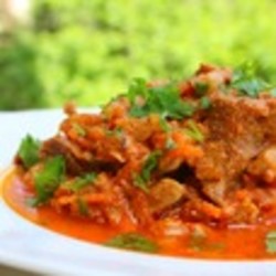 Свинина в горячем кефирном маринаде