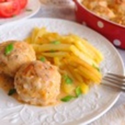 Тефтели из куриного мяса с сыром