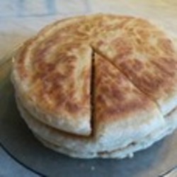 Лепешки на кефире с начинкой