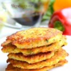 Овощные оладьи в восточном стиле