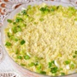 Салат "Мимоза" с крабовыми палочками