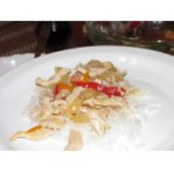 Курица в кисло-сладком соусе с ананасом