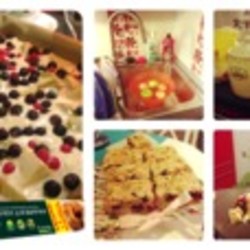 Яблочная шарлотка с корицей и медом