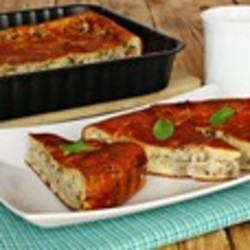 Заливной пирог с рисом и сайрой(проверенный рецепт)