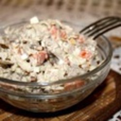 Салат печеночный