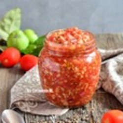 Сальса томатная с яблоками