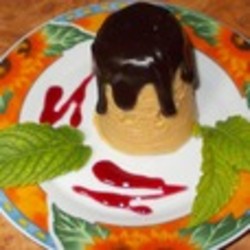 Фруктовый десерт из манки