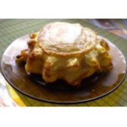 Шарлотка с сыром или ленивые гренки