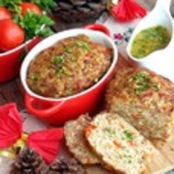 Мясной хлеб с пшеном и паприкой