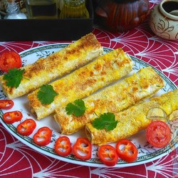 Сырные палочки в панировке из лаваша