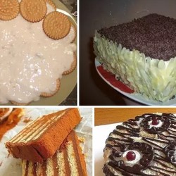 торты из печенья