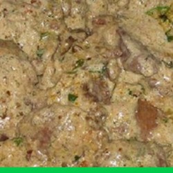 Печень в ореховом соусе