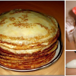 Блины в бутылке