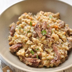 Перловая каша с говядиной