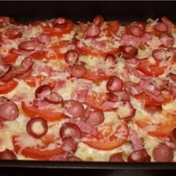 Картофельная пицца