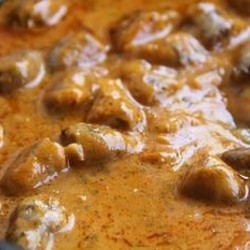 Куриные желудочки в подливе