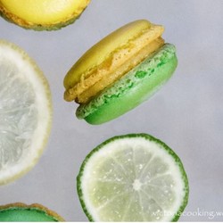 Лимонно-лаймовые макарон / Macaron citron et citron vert