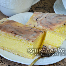 Пирожное "Королевский мрамор" или улучшенная венгерская ватрушка