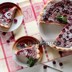 Вишнёвый пирог с пудингом рецепт с фото, как приготовить на Webspoon.ru