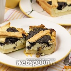 Пирог с маком и творогом | Рецепт макового пирога с фото | Творожная начинка для пирога | Маковая начинка