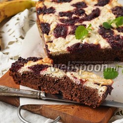 Пирог с творогом и бананом рецепт с фото, как приготовить на Webspoon.ru