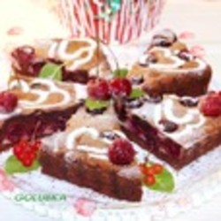 Пирог с черешней "Брауни"