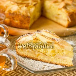 Двухслойный яблочный пирог | Рецепт яблочного пирога с фото | Пирог с яблоками и апельсинами