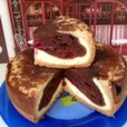 Шоколадно-творожный пирог с вишней "Миледи"