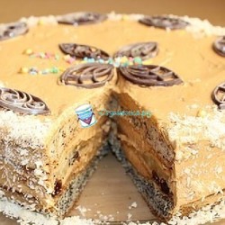 Торт Наташа со сгущенкой, пошаговый рецепт с фото