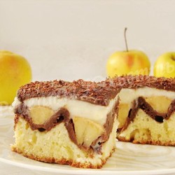 Пирог Волны Дуная с яблоками