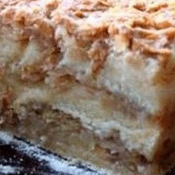 Варшавский яблочный пирог с творогом. Рецепт